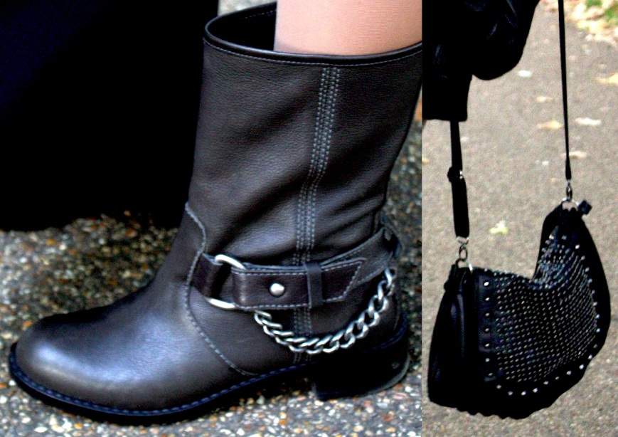 DKNY boots, Frank Usher bag