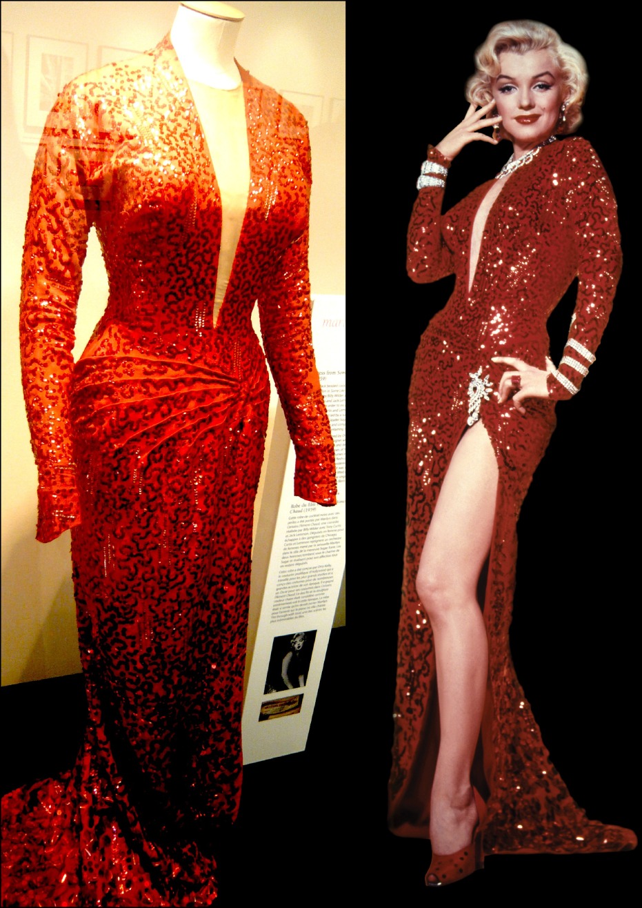 Marilyn Monroe Gentlemen Prefer Blondes Red Dress