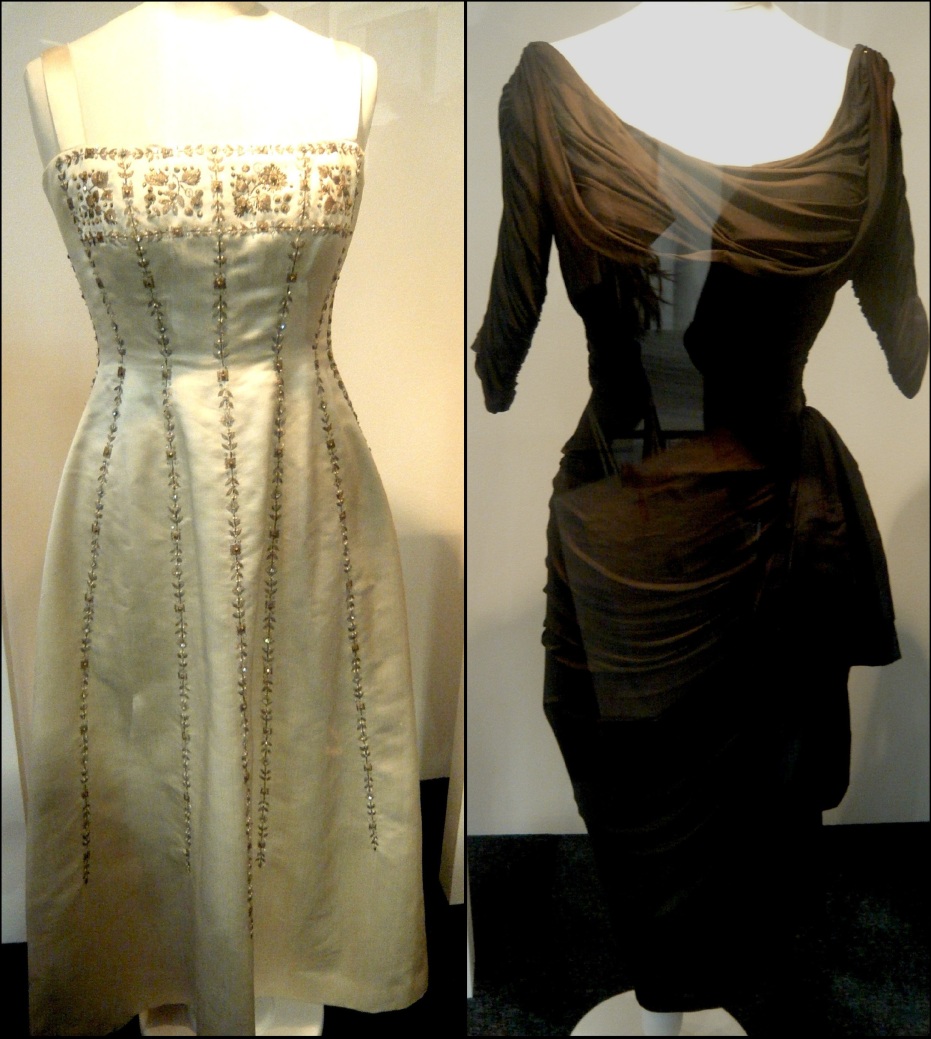 Marilyn's Dresses 1950's couture gown designed by and labled Jeanne Lanvin and Castillo and Silk Jersey Dress